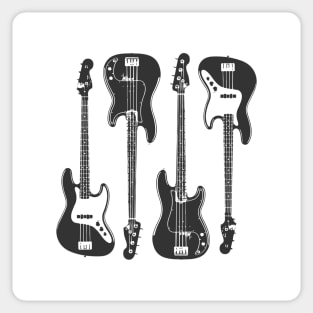 Bass Guitars Sticker